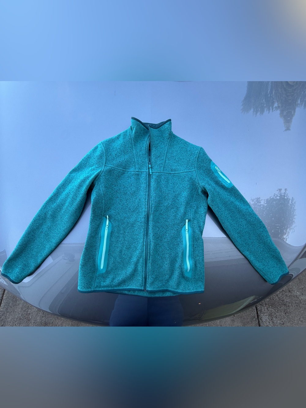Arc'teryx Teal Zip-Front Fleece Jacket